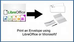 Print Standard #10 Envelopes from LibreOffice and Microsoft to your Printer