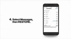 Verizon Cloud: How to Restore Messages (Android™)