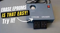 Electronic-Basics: How to erase Eproms. That easy!