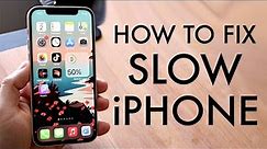 How To Speed Up a Slow iPhone! (2021)
