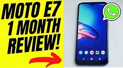 Motorola E7 1 Month Review (Pros And Cons) | Moto E Budget Android Phone