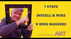 How to install and wire D Ring Hangers in 7 easy steps