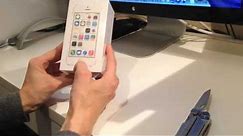iPhone 5s 32GB Silver Unboxing