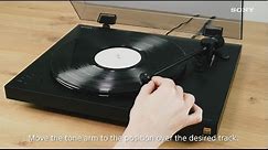 How to use PS-HX500: Listening to your vinyl records