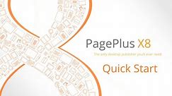 PagePlus X8 Tutorial - Quick Start