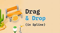 How to create 3D Drag and Drop effects with Spline