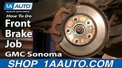 How to Replace Brake Kit 98-04 GMC S-15 Sonoma