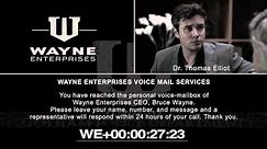 The Joker Blogs - Wayne Enterprises Voice-Mailbox