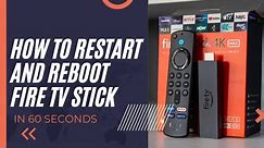 🔥 HOW TO RESTART AND REBOOT FIRESTICK IN 60 SECONDS