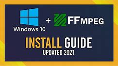 Download+Install FFMPEG on Windows 10 | Complete Guide 2024