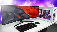 Gaming on the Samsung 43" SUPER Ultrawide Curved Monitor - CJ89