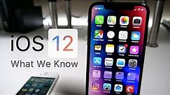 iOS 12 - What We Know So Far