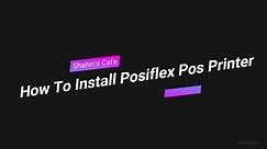 Posiflex Pos Printer Setup for windows | Insource IT