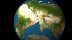 Animated map of how Earth will look in 250 million years