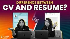What is the difference between CV and resume? | CV vs Resume Explained!
