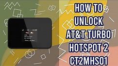 How to Unlock AT&T Turbo Hotspot 2 CT2MHS01 by imei code, fast and safe, bigunlock.com