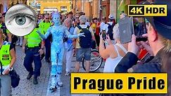 Prague Walking Tour for the Pride Parade 2023 in Old Town Square 🇨🇿 Czech Republic in 4k HDR ASMR