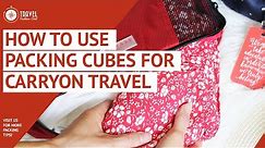 How to Use Packing Cubes for Carryon Travel: Video 1/5