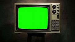 OLD TV GREEN SCREEN