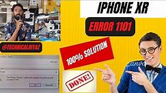 Iphone iTunes Error 1101 / 1100 / 4013 / How To Fix 100% / BIG SOLUTION 2024 #iphone