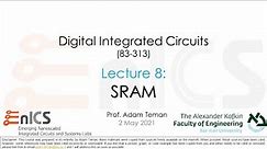 VLSI - Lecture 8a: SRAM - Introduction
