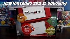 NEW Nintendo 3DS XL Unboxing NEW RED EDITION