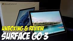 The Microsoft Surface Go 3 Tablet | Unboxing, Review, & Detailed First Looks