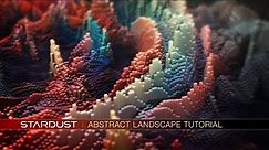 Stardust Abstract Landscape Tutorial