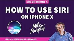 How to use Siri on iPhone X