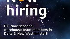 Amazon Jobs - Amazon is hiring for full-time seasonal...