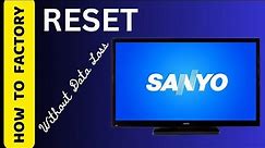How to Reset SANYO Tv || World of Technology