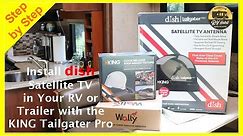 RV Dish Wally, VQ900 King Tailgater Pro Satellite Antenna & MB700 Roof Mount TV Install & Review