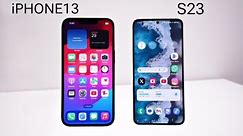 Samsung S23 vs iPhone 13 in 2024 | DISPLAY TEST🔥 #phone #samsung #apple #iphone