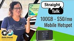 Straight Talk's New 100GB Mobile Hotspot Plan on Verizon for $50/mo (also for Tablets)