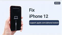 How to Fix support.apple.com/iphone/restore on iPhone 12 (2022)
