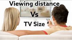 TV Size Vs Viewing Distance and how it affects you. (2022 updated guidelines)