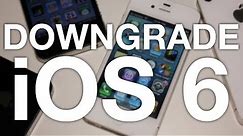 DOWNGRADE iPhone 4S & iPad 2 to iOS 6! (2019)