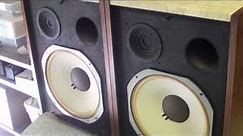 JBL C56 Dorian - Solid State Speakers - Sound Test for eBay listing - Near Mint