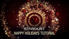 Happy Holidays Tutorial using Stardust in After Effects