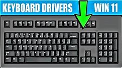 Reinstall Keyboard Driver Windows 11 - Update Keyboard Driver Windows 11 - Keyboard Not Working Fix