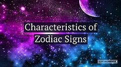 Characteristics of Zodiac Signs - video Dailymotion