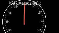 1 Minute Countdown Timer With Voice Sound Effects