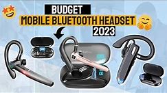 Best Budget Mobile Bluetooth Headset In 2023 | Best Single Ear Wireless Headset With Mic