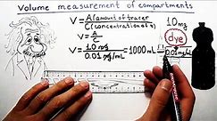 VOLUME MEASUREMENT OF COMPARTMENTS (USMLE Step 1)