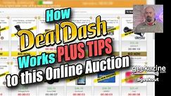 DealDash - How it works and Tips on this Online Auction