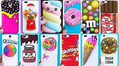 DIY PHONE CASES (Food-inspired) | Candy Edition 🍫🍭🍩🍬 Easy & Cute Phone Projects