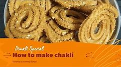 How to make diwali special, crispy and delicious chakli in easy way at home | Vaishu yummy food.
