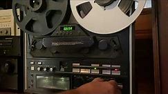 Teac X-2000r Reel to Reel Tape Deck Demonstration Video.