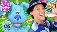 The BEST Blue's Clues Songs With Blue + Josh! 30 Minute Compilation | Blue's Clue's & You