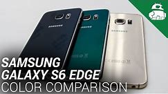 Samsung Galaxy S6 Edge Color Comparison!